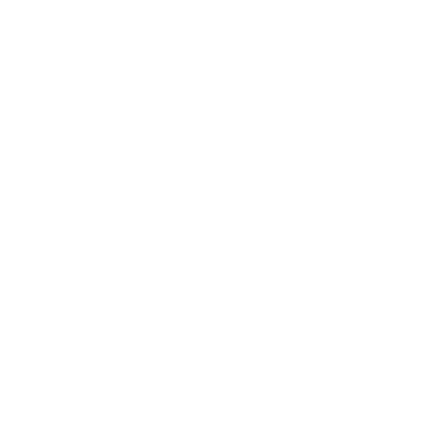 Bear Face Flat Logo #ffffff