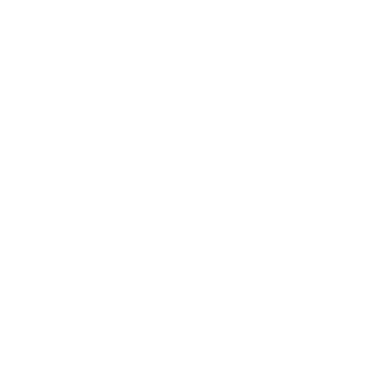 Geometric Wolf Head Logo #ffffff
