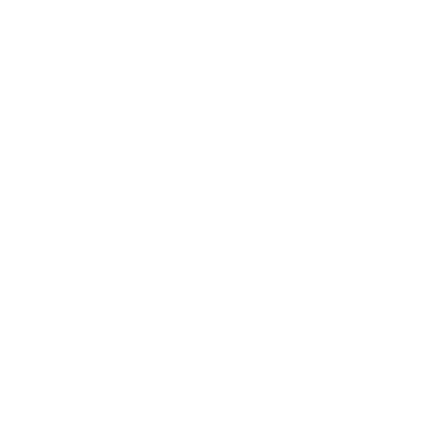 Howling Wolf Head Logo #ffffff