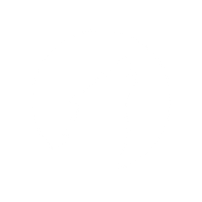 Howling Wolf Circle Logo #ffffff