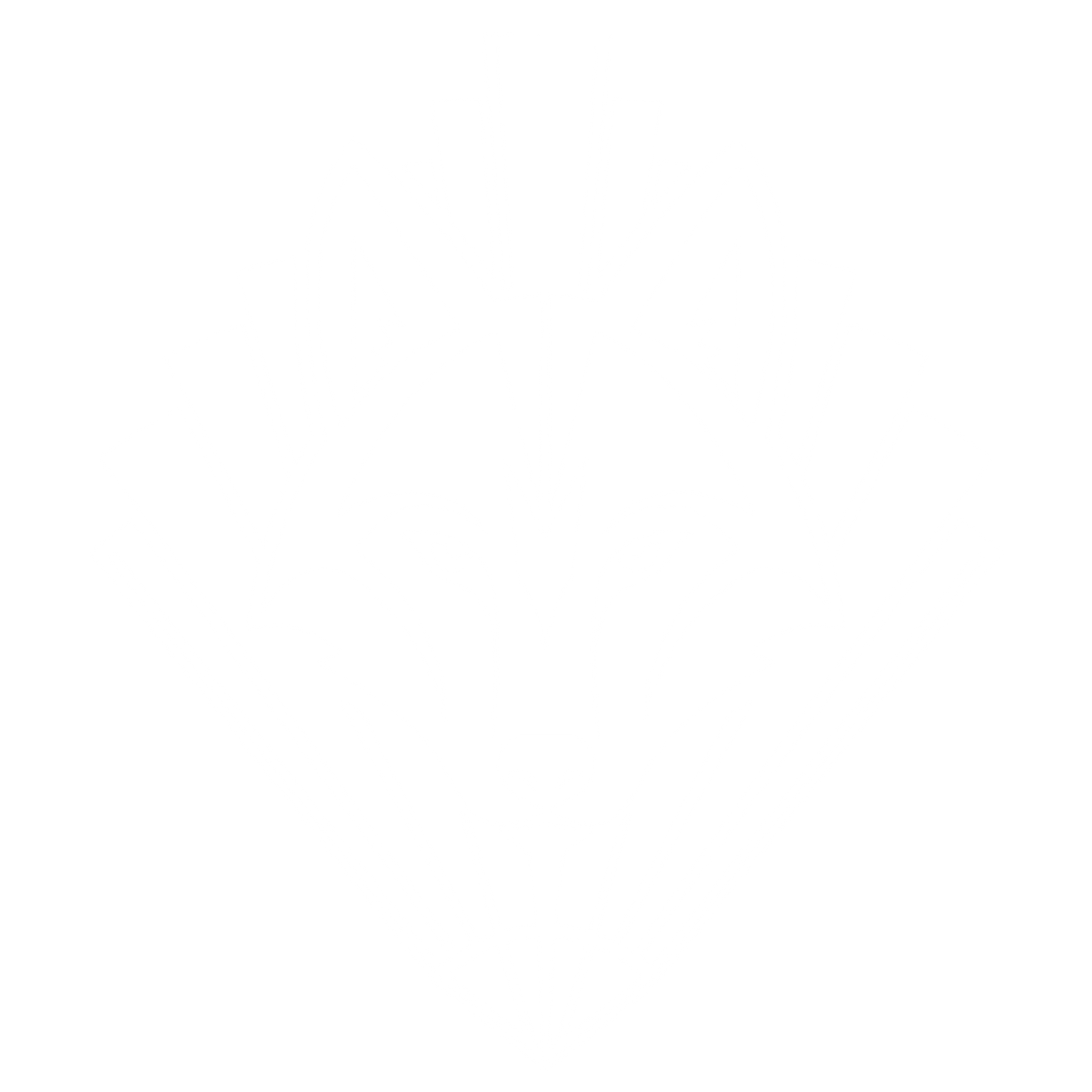 Art Deco Wolf Logo #ffffff
