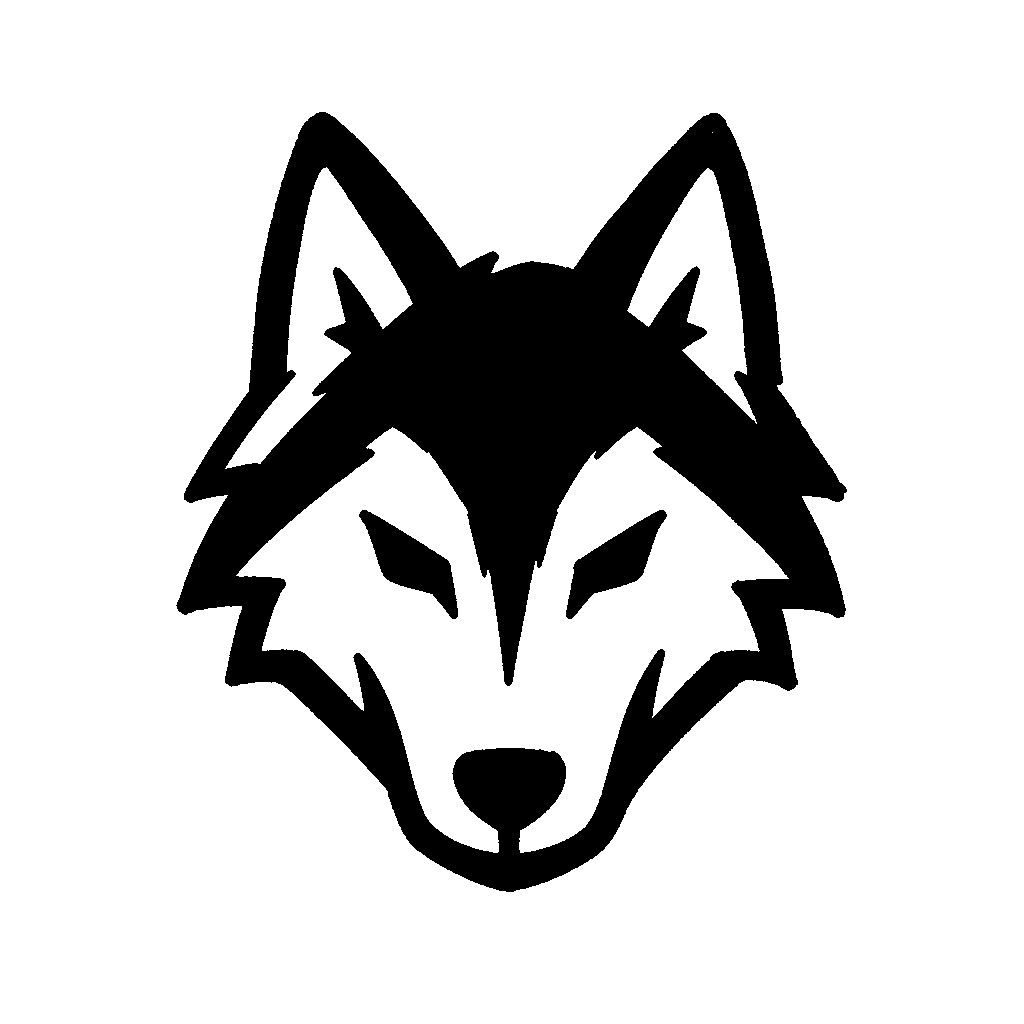Wolf Head Face Logo
