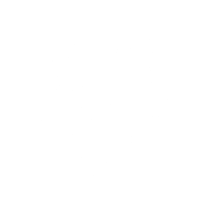 Wolf Head Face Logo #ffffff