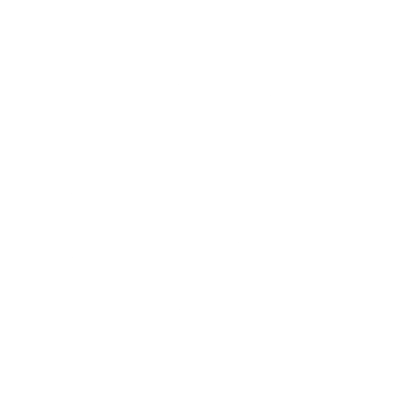Geometric Wolf Head Logo #ffffff