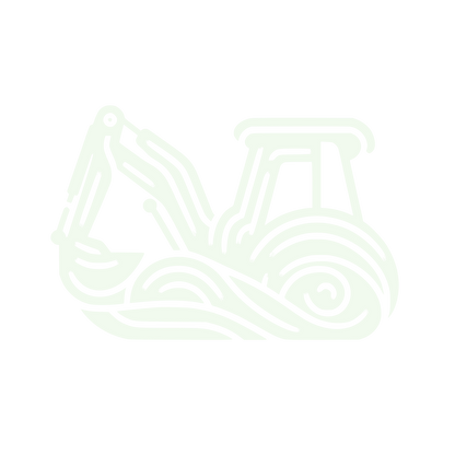 Excavator Construction Line Logo #F1FAEE