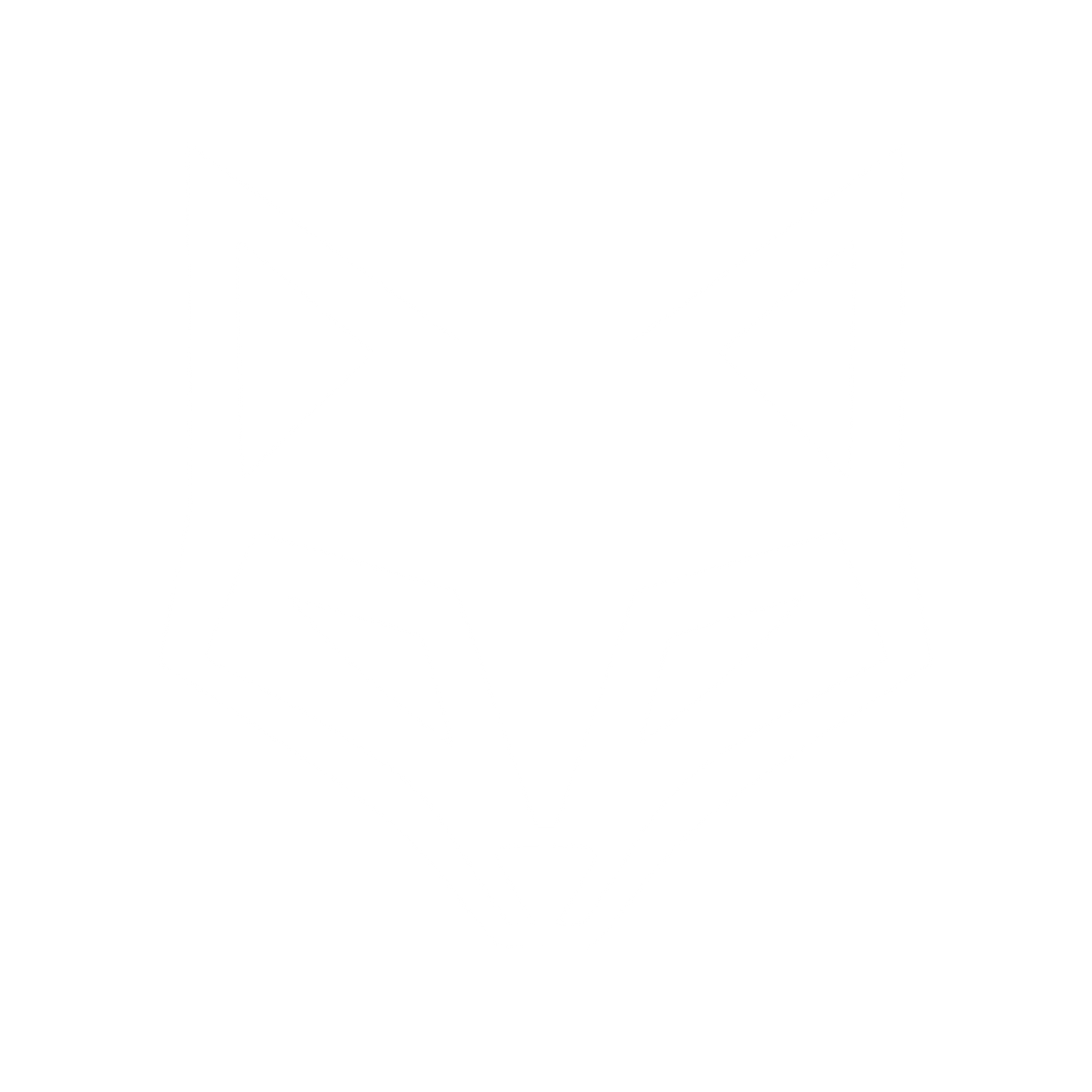 Geometric Fox Face Logo #ffffff