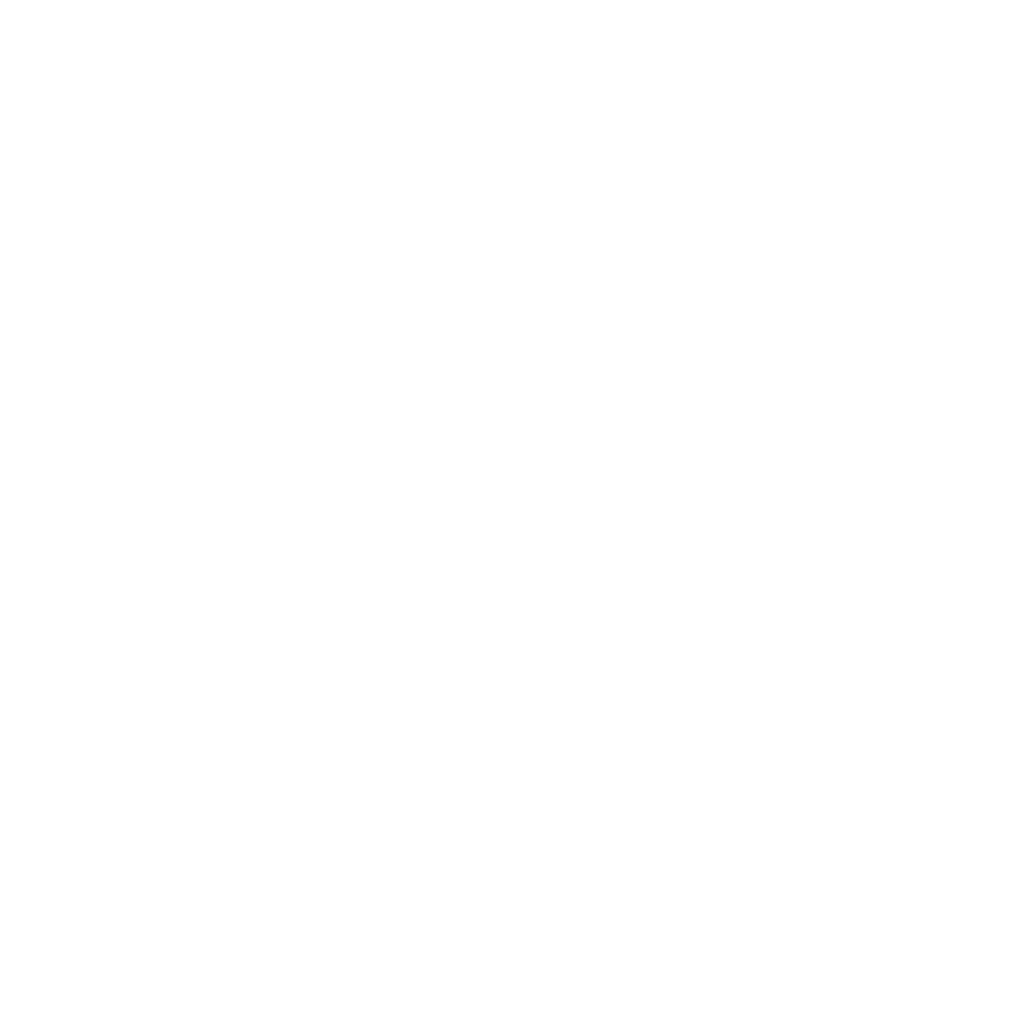 Fox Face Circle Badge Logo #ffffff