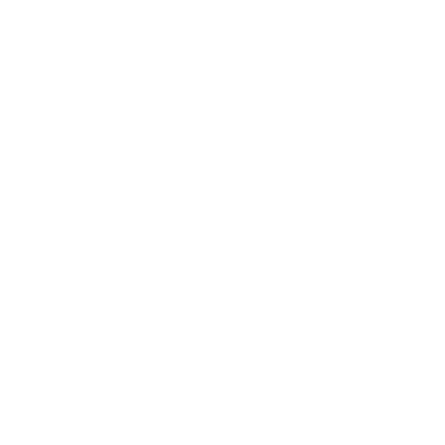 Fox Face Circle Badge Logo #ffffff