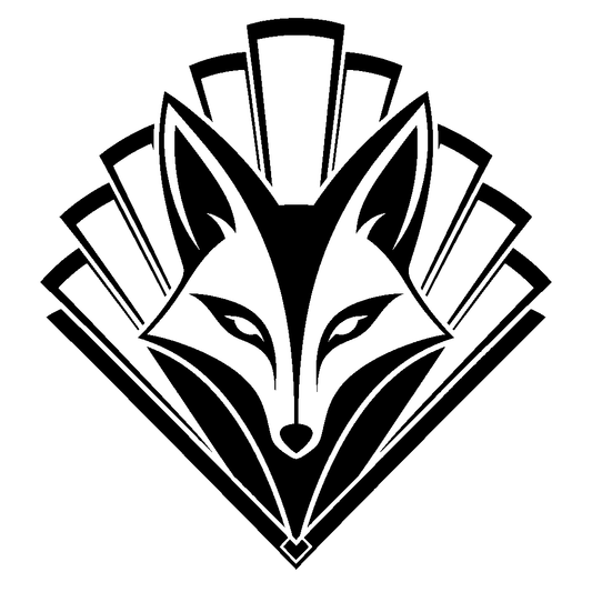 Art Deco Fox Head Logo