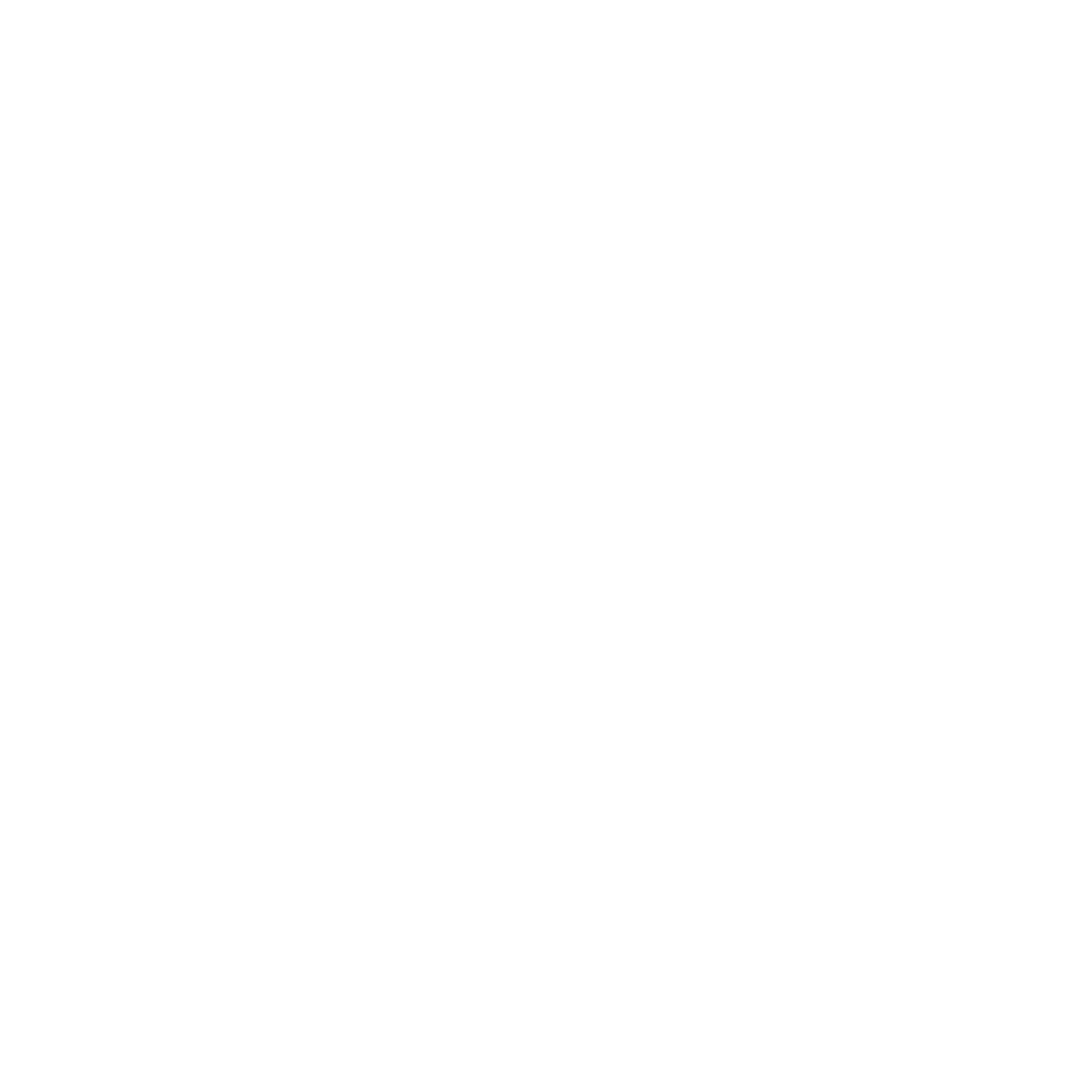 Art Deco Fox Head Logo #ffffff