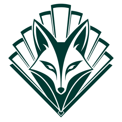 Art Deco Fox Head Logo #003932