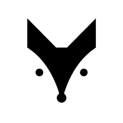 Geometric Fox Head Logo