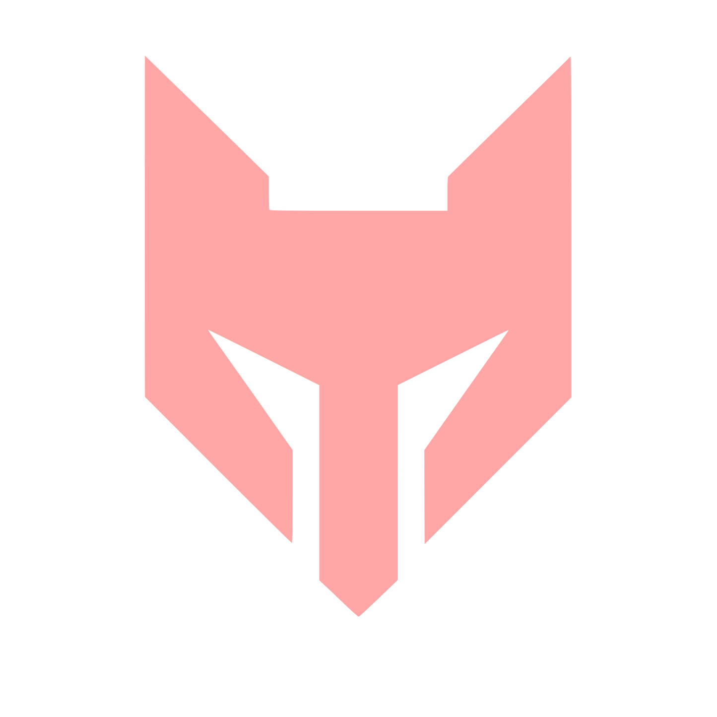 Fox Mask Logo #ffa6a6