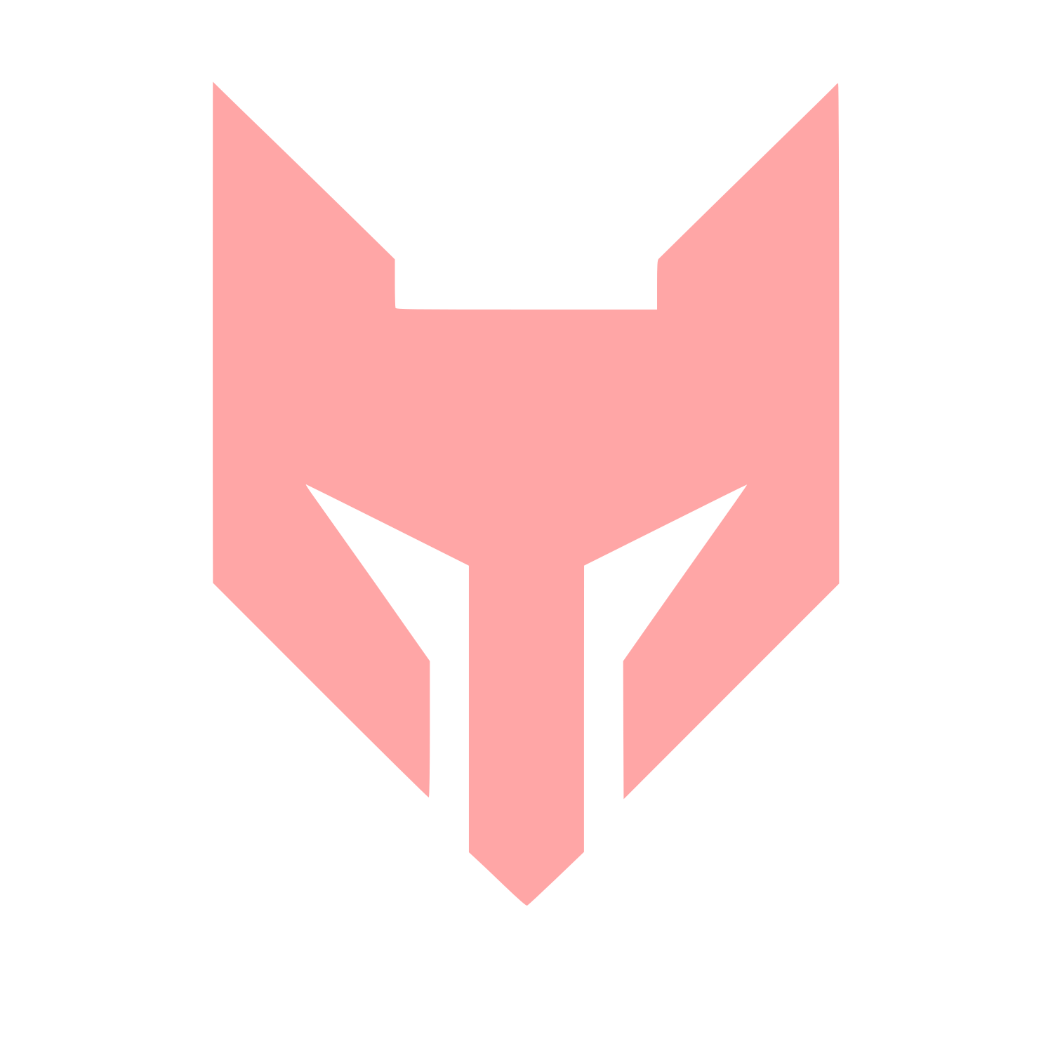 Fox Mask Logo #ffa6a6