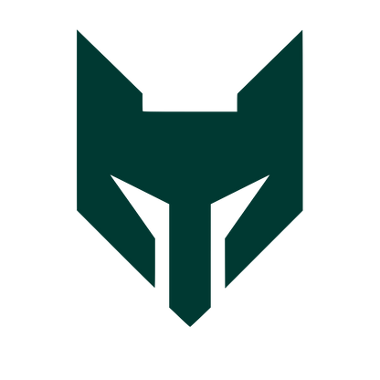 Fox Mask Logo #003932