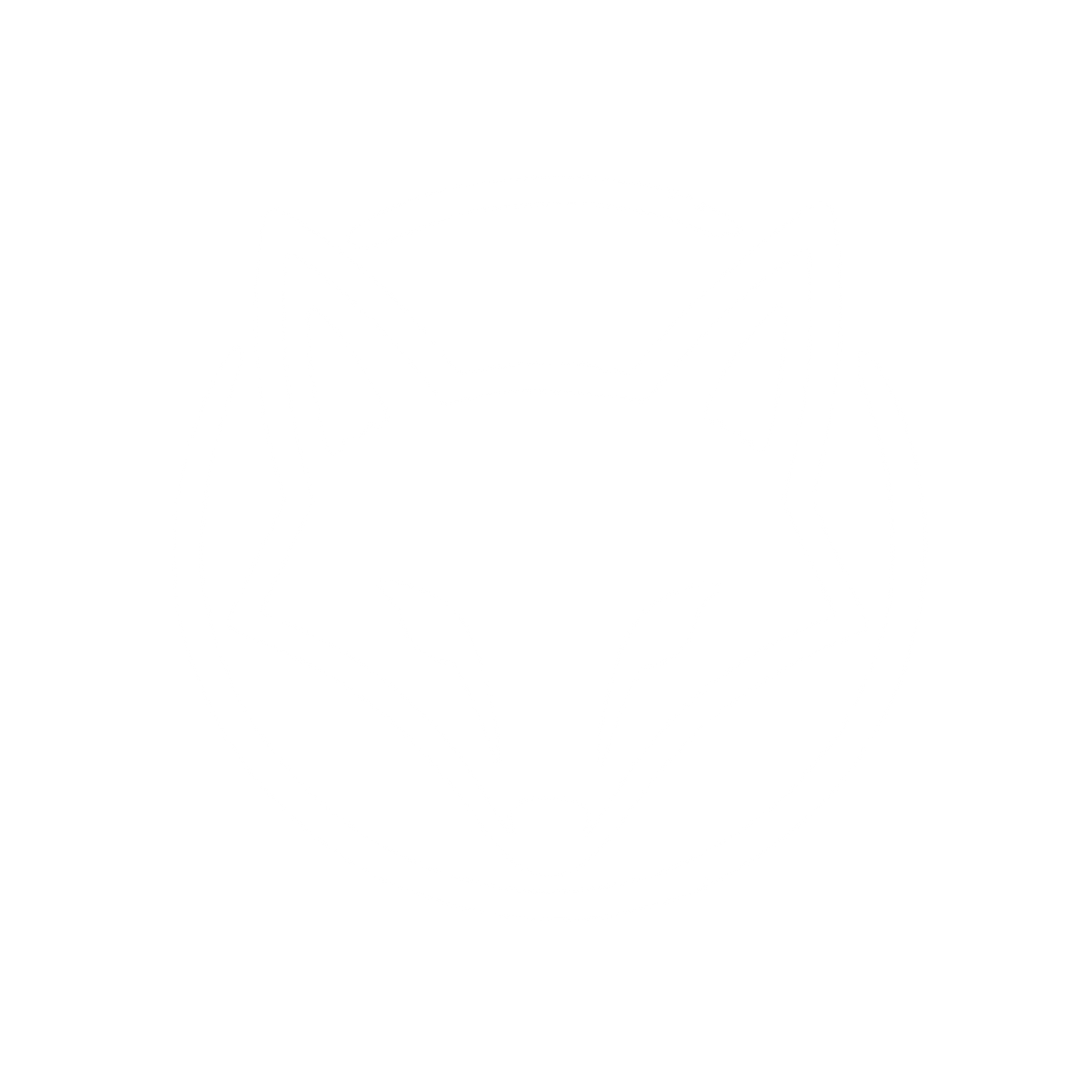 Fox Head Circle Logo #ffffff