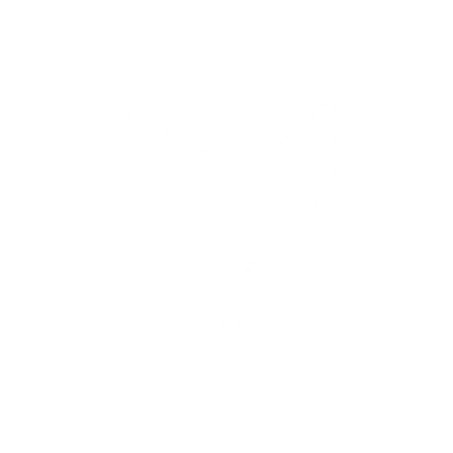 Geometric Fox Head Logo #ffffff