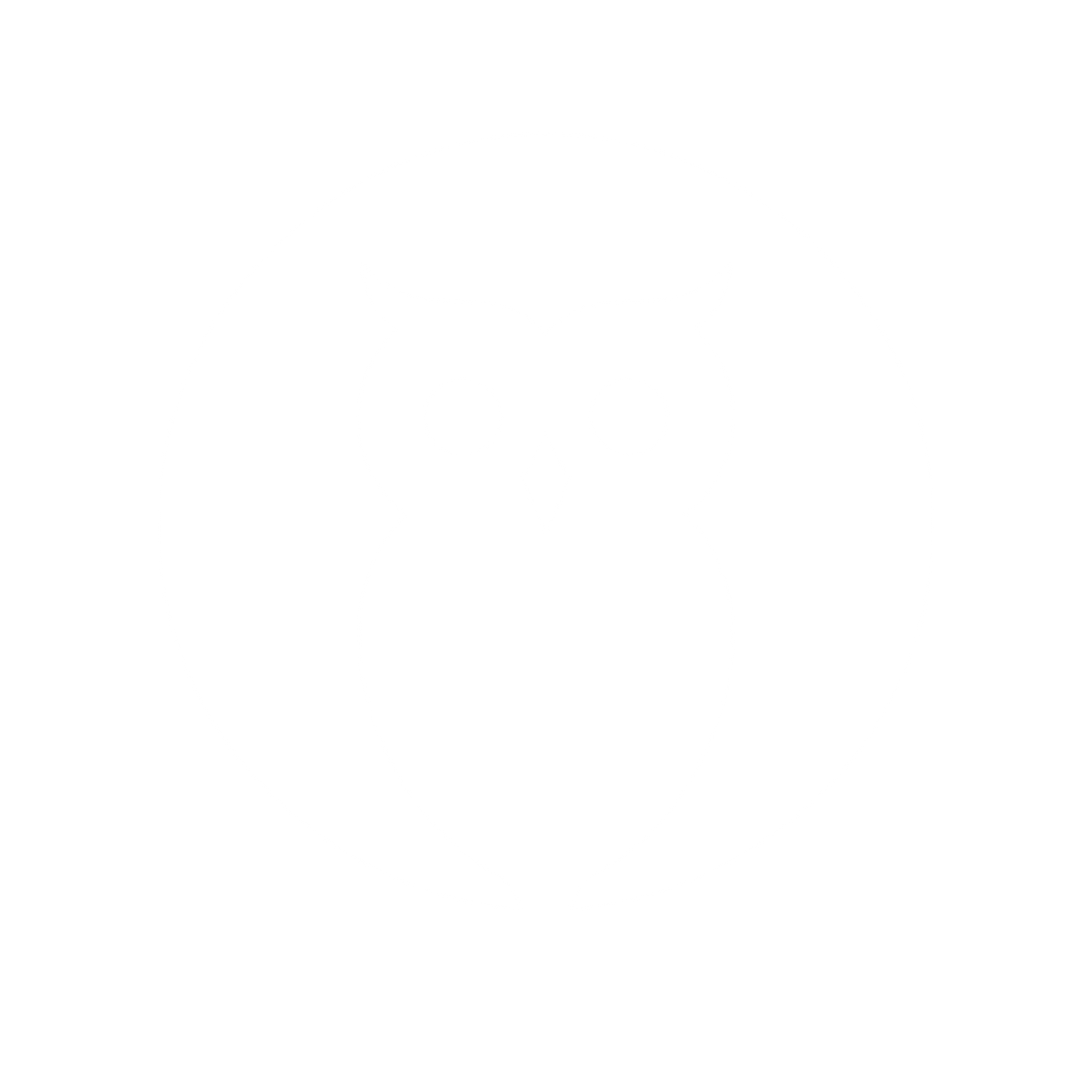 Owl in Circle Logo #ffffff