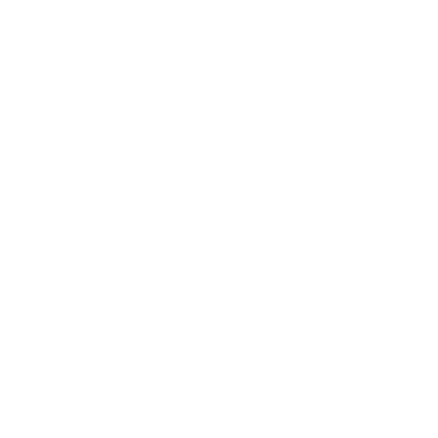Owl on Clock Badge Logo #ffffff