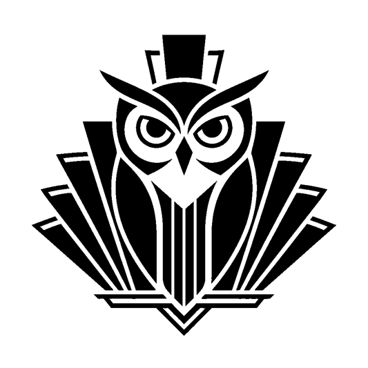 Art Deco Owl Logo