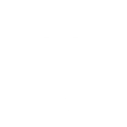 Geometric Pixel Owl Logo #ffffff