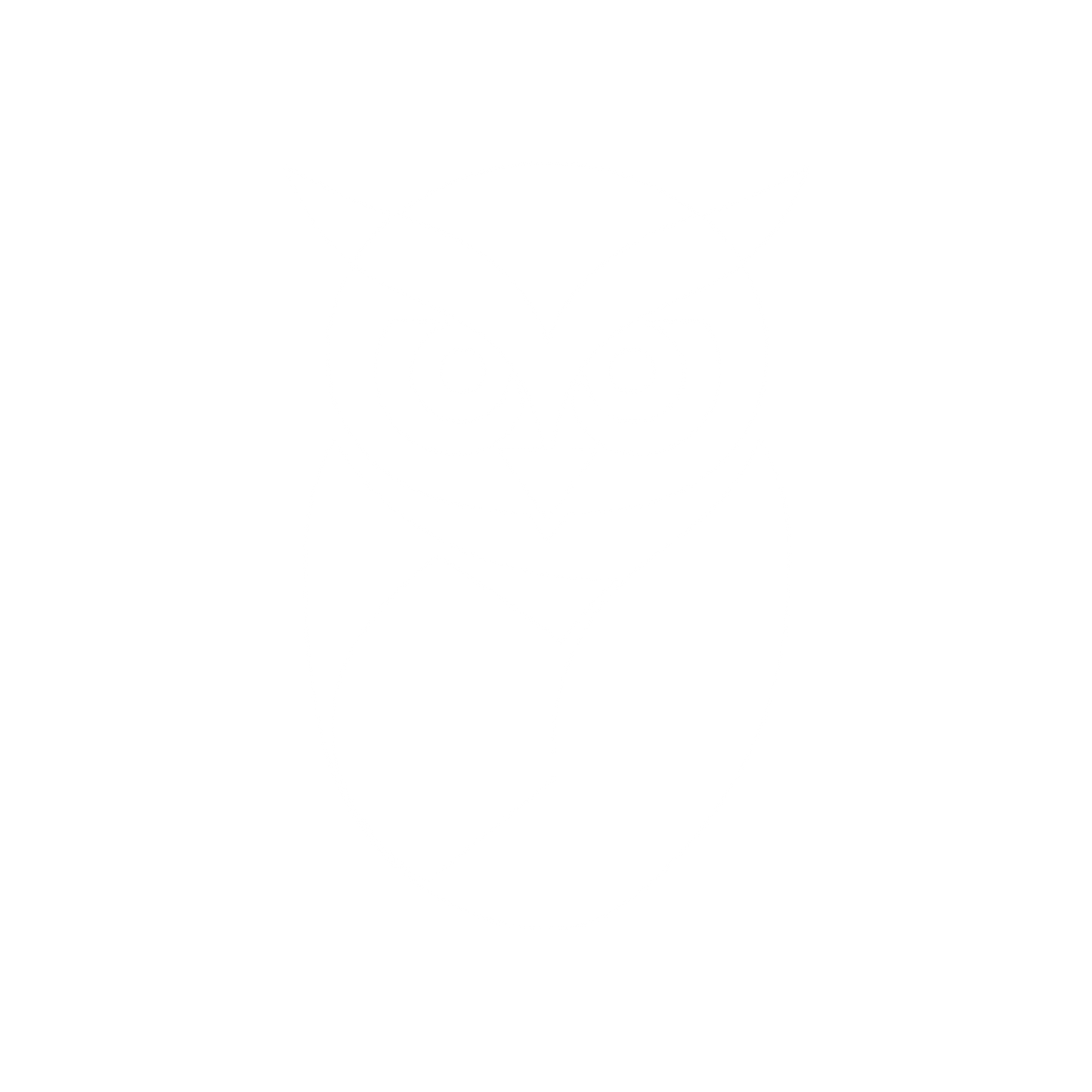 Bold Owl Face Logo #ffffff