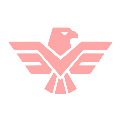 Spread Wings Eagle Logo #ffa6a6
