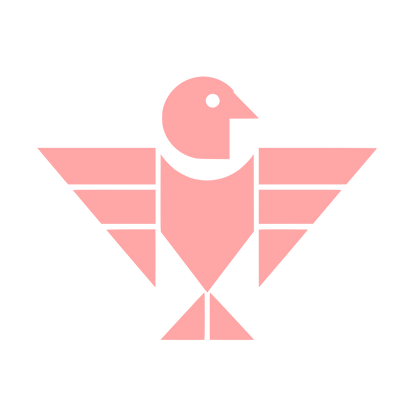 Eagle Bird Logo #ffa6a6