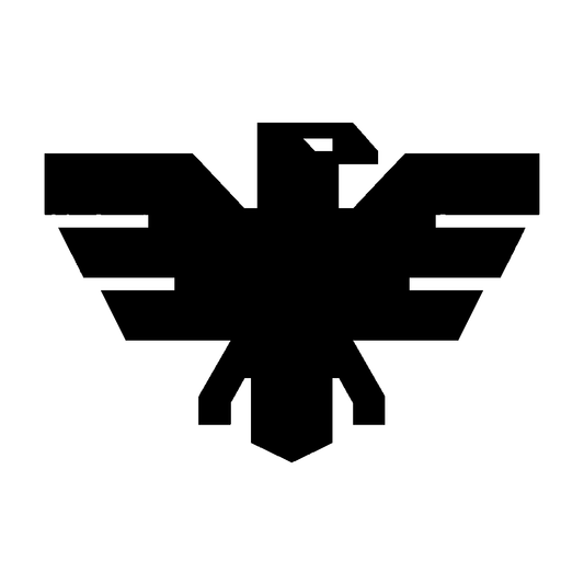 Geometric Eagle Spread Wings Logo