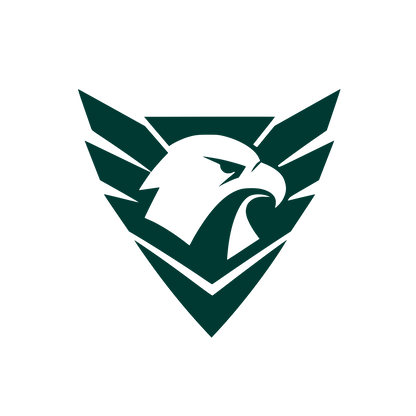 Eagle Head Shield Logo #003932