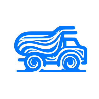 Line Truck Logo #0077ff