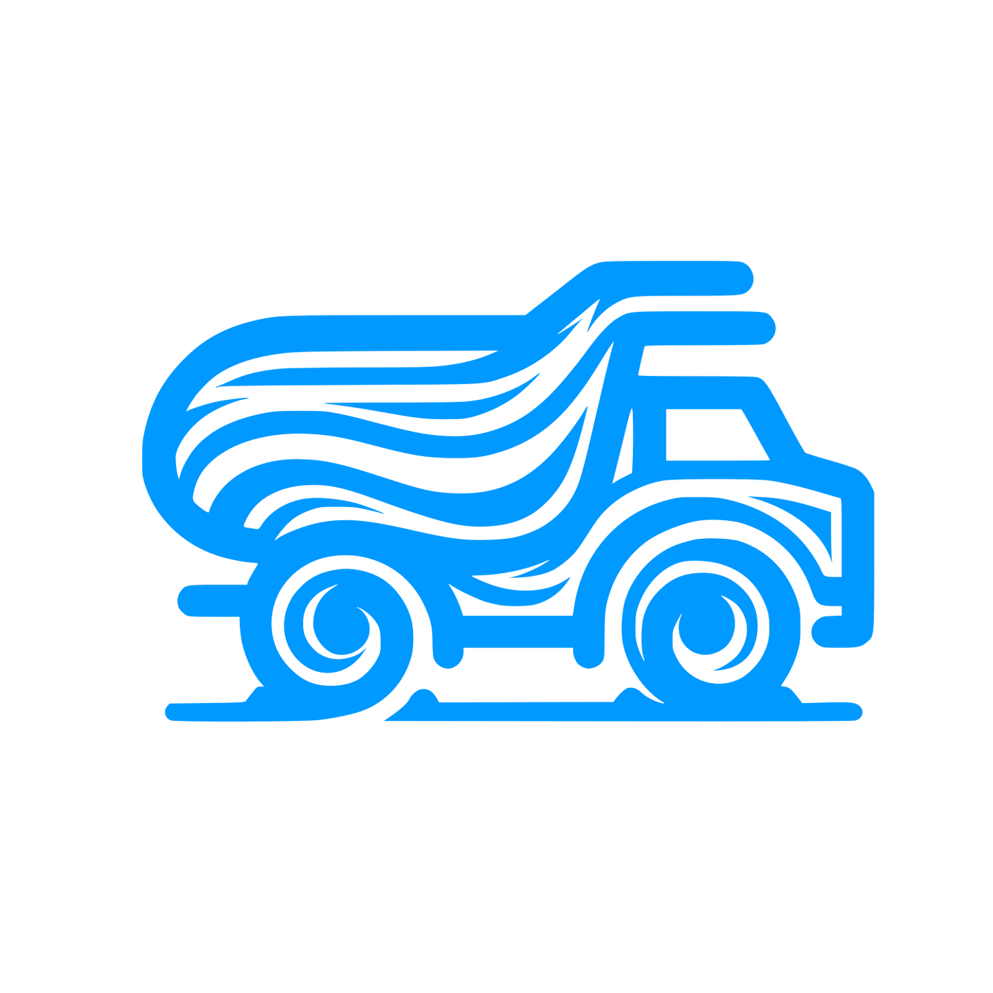 Line Truck Logo #0099ff