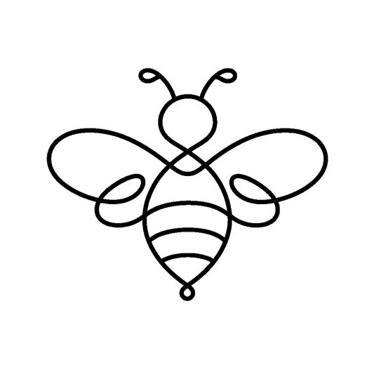 One Line Bee Logo