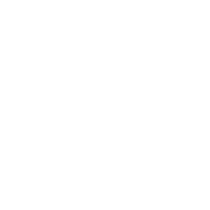 One Line Bee Logo #ffffff