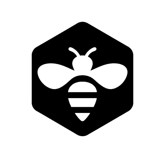 Bee in Hexagon Logo