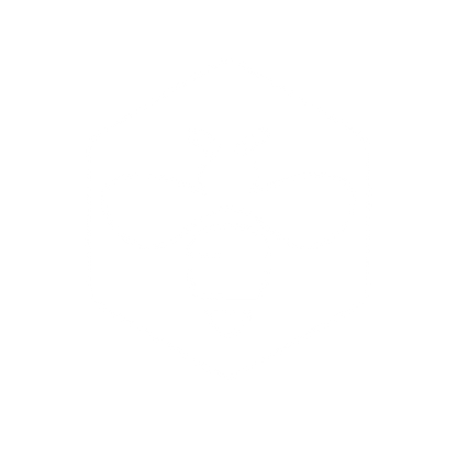 Bee in Hexagon Logo #ffffff