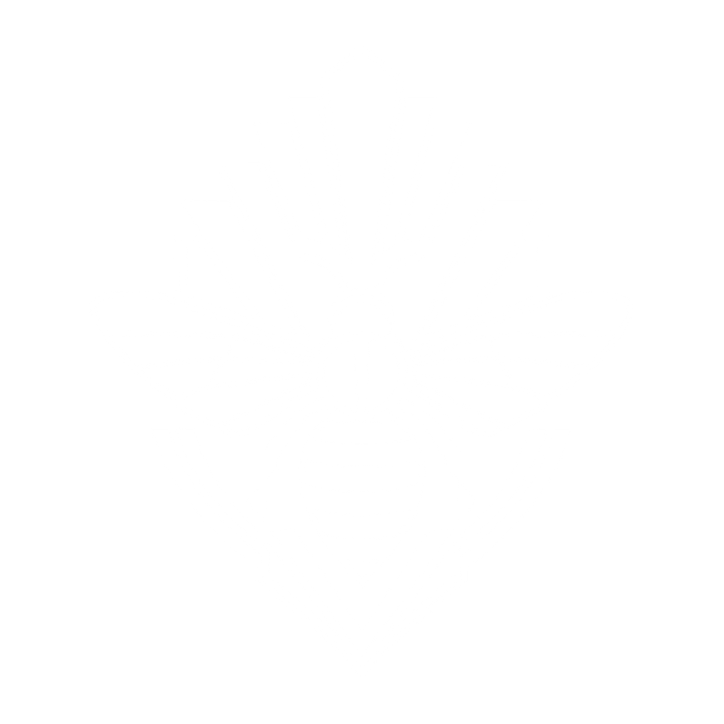 Art Deco Bee Logo #ffffff
