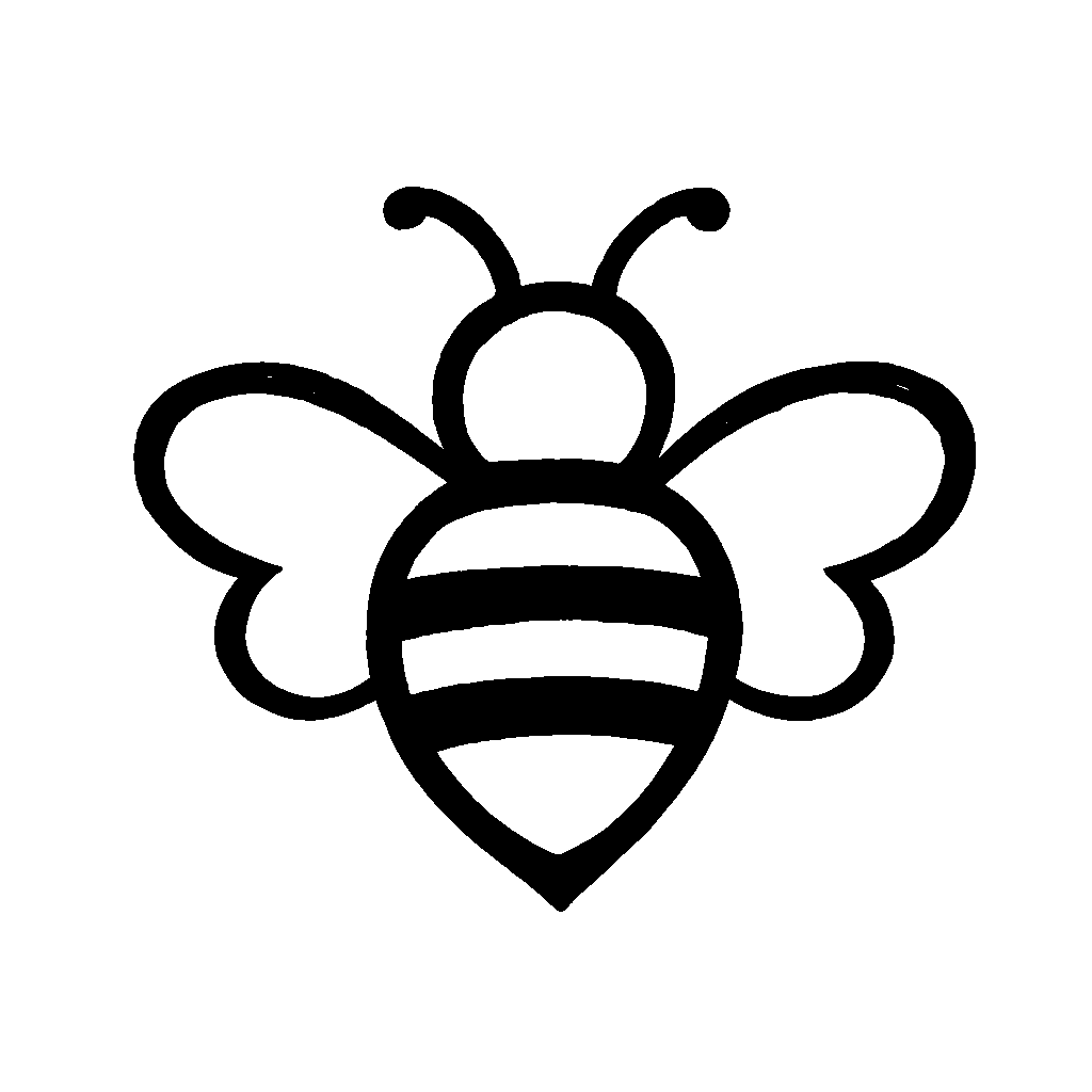 Outline Bee Logo