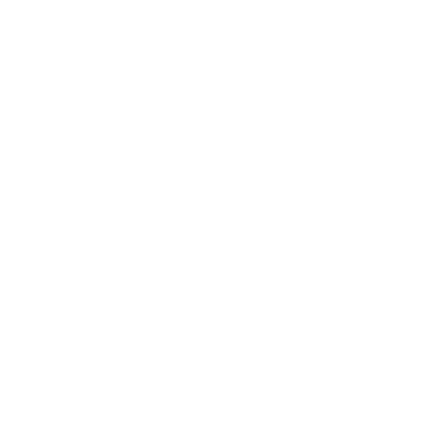 Outline Bee Logo #ffffff