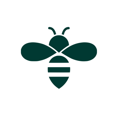 Minimalist Bee Logo #003932