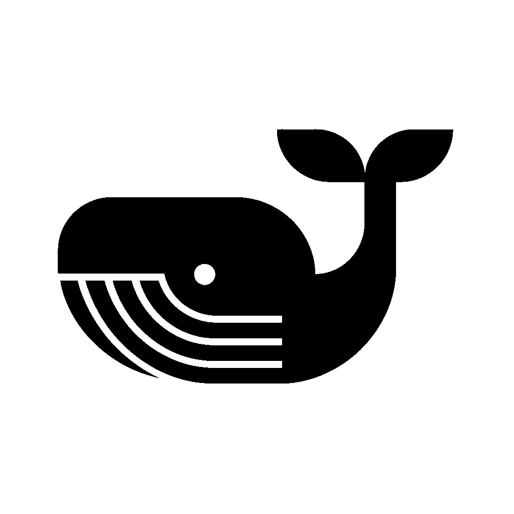 Striped Whale Logo