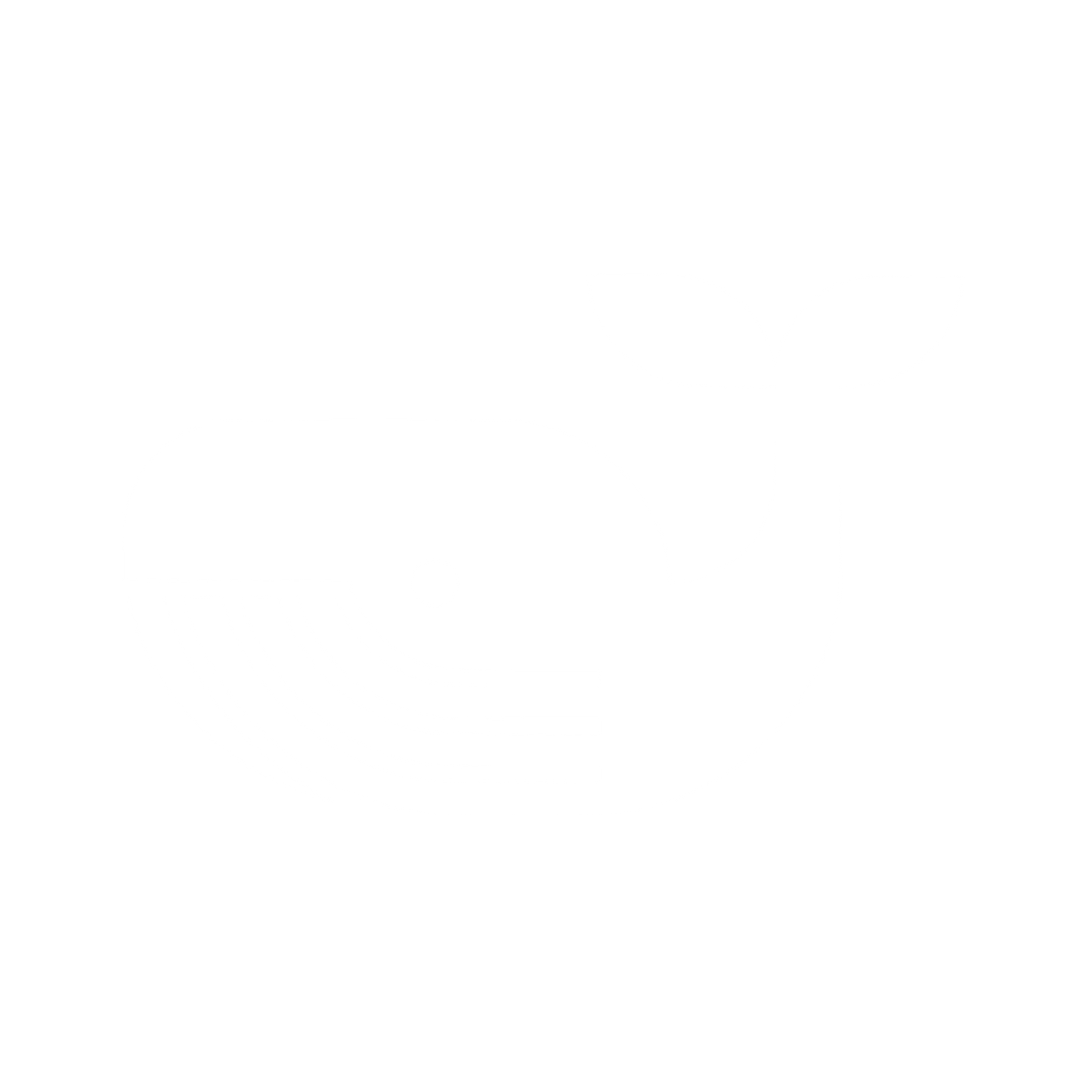 Striped Whale Logo #ffffff