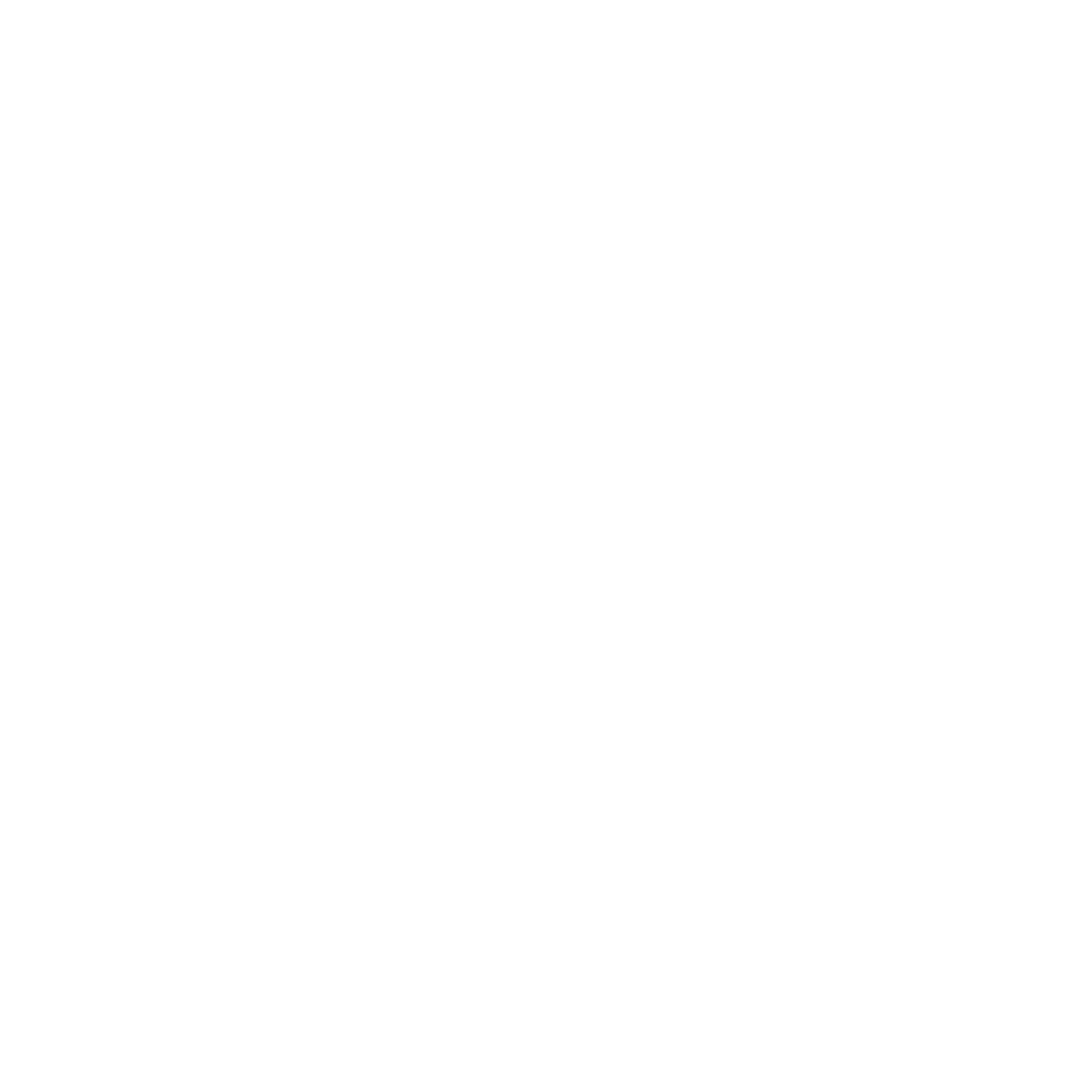 Single Line Whale Logo #ffffff