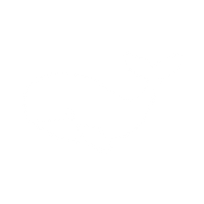 Single Line Whale Logo #ffffff