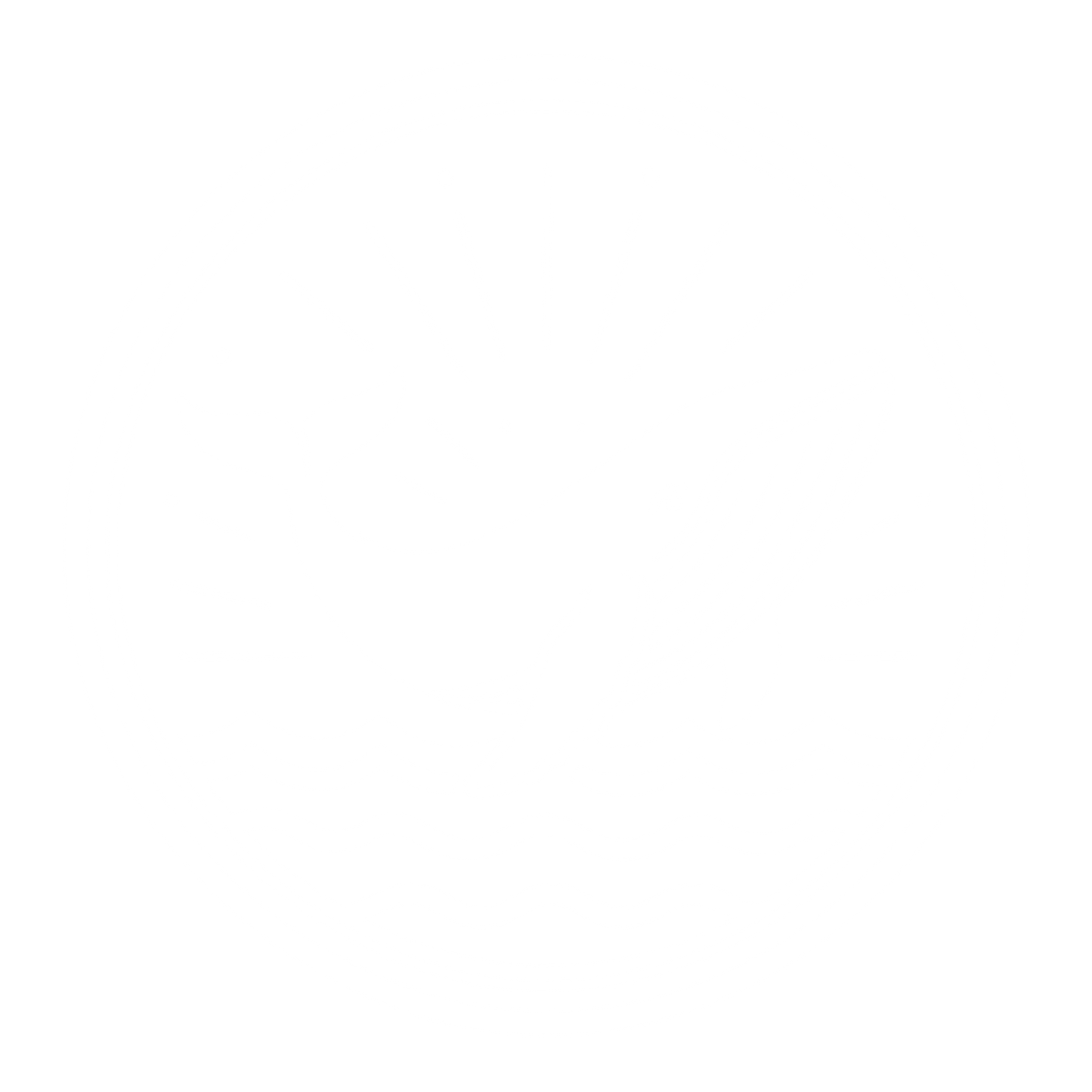 Breaching Whale Circle Logo #ffffff