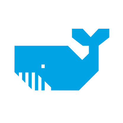 Pixel Whale Logo #00a3e4