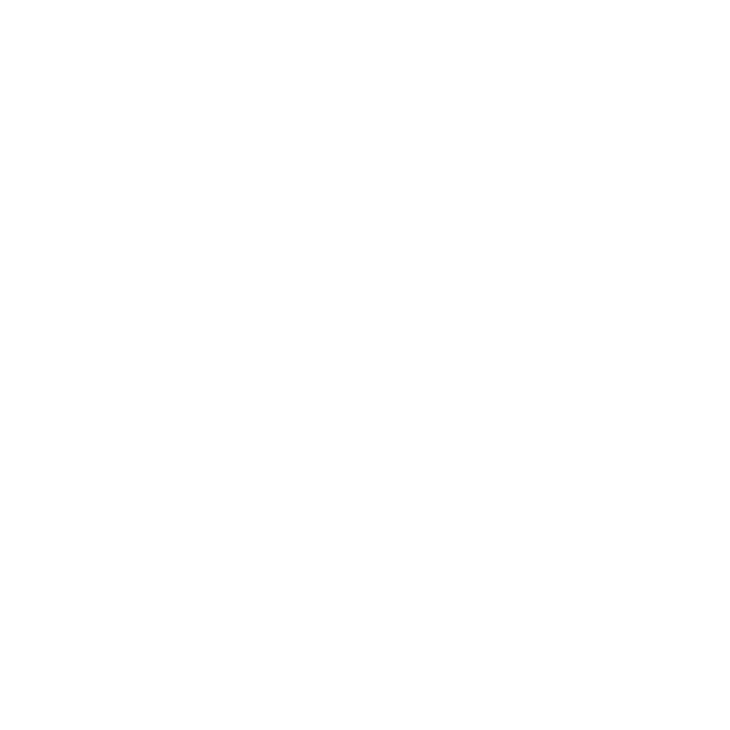 Humpback Whale Logo #ffffff