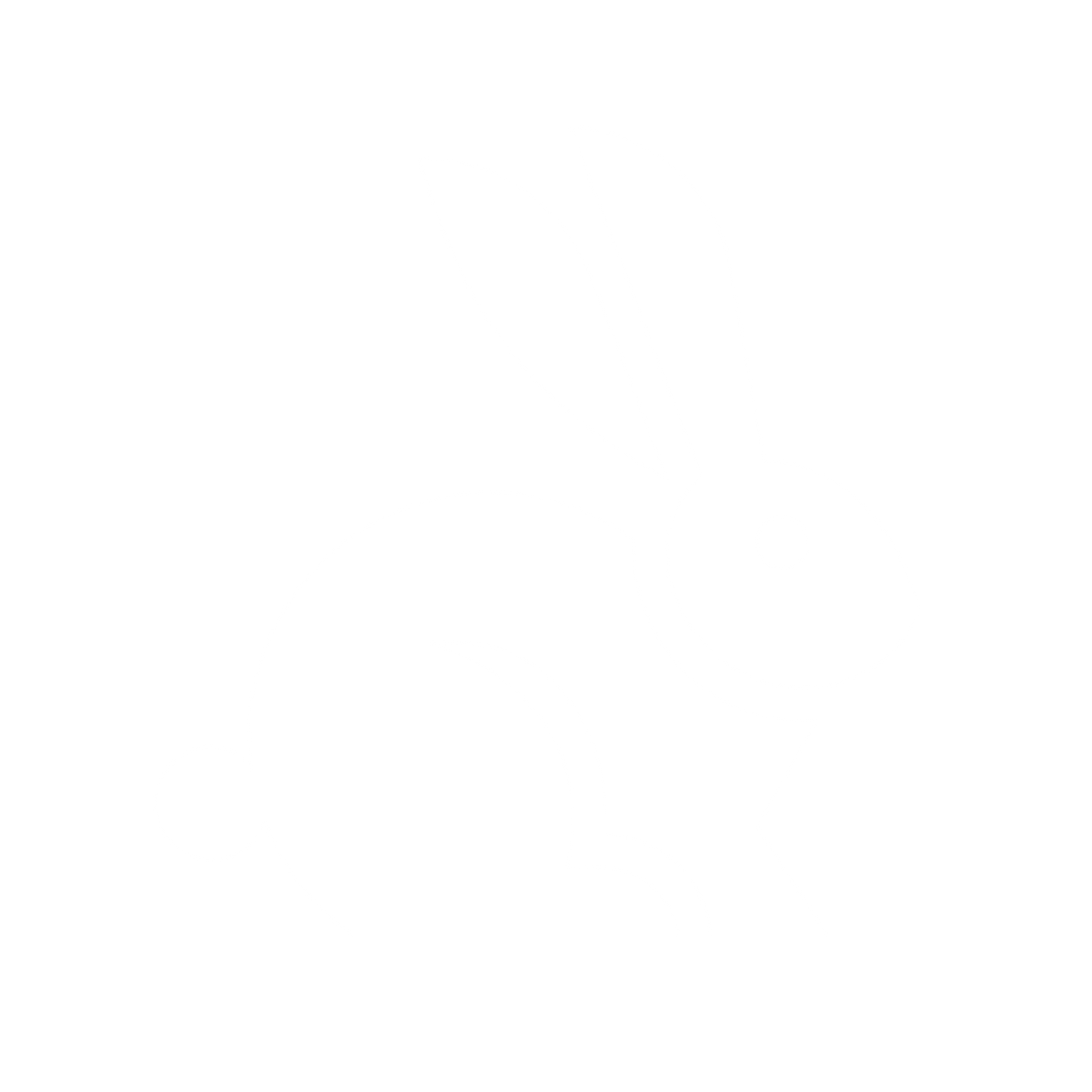 Sitting Rabbit Silhouette Logo #ffffff