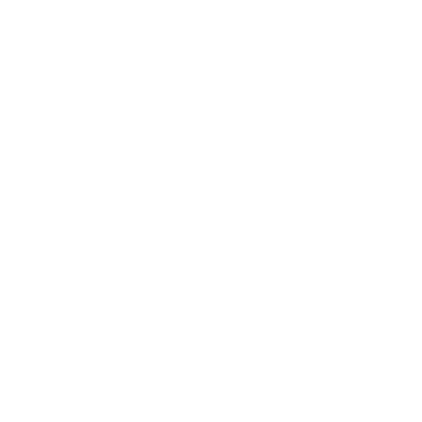 Rabbit Circle Logo #ffffff