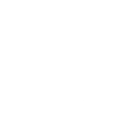 Rabbit Circle Logo #ffffff